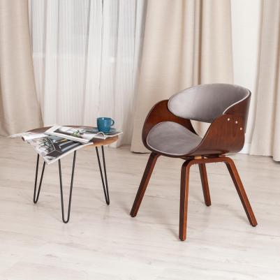 Стул TetChair Lando (mod. 8036) дерево/ткань орех/серый (1431861926) – фото 16