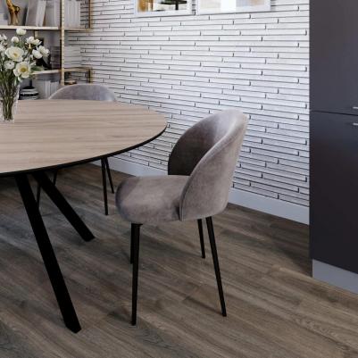 Стул TetChair Monro (mod. 710) ткань, металл бежевый barkhat 5/черный (1395634202) – фото 8