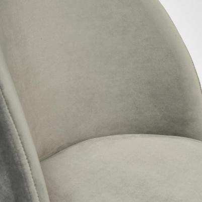 Стул TetChair Monro (mod. 710) ткань/металл серый barkhat 26/черный (1299915477) – фото 1