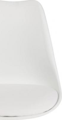 Стул TetChair Tulip fashion chair (mod. 109) металл/пластик/ PU белый/белый (1437331908) – фото 5