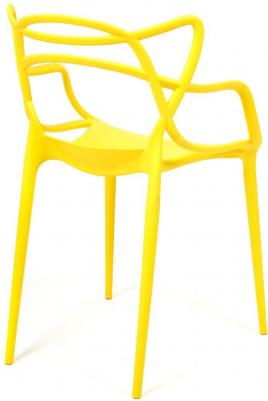 Стул SDM 54.5х56х84 см пластик жёлтый (1312834872) – фото 2