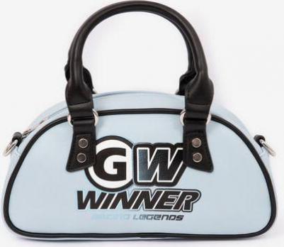 Сумка для девочки из экокожи голубая с принтом (One size) – фото 3