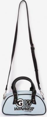 Сумка для девочки из экокожи голубая с принтом (One size) – фото 5