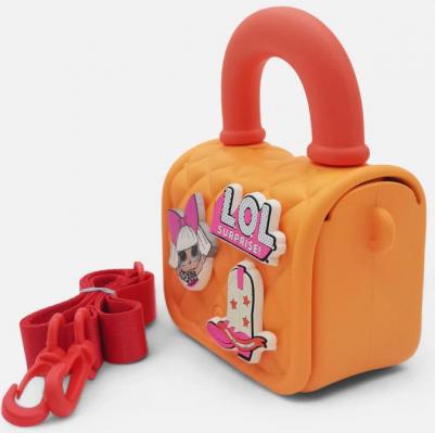 Мини - сумка со съемными элементами оранжевая – фото 4