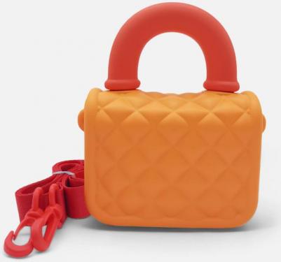 Мини - сумка со съемными элементами оранжевая – фото 5