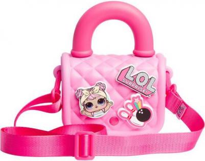 Мини - сумка со съемными элементами розовая – фото 2