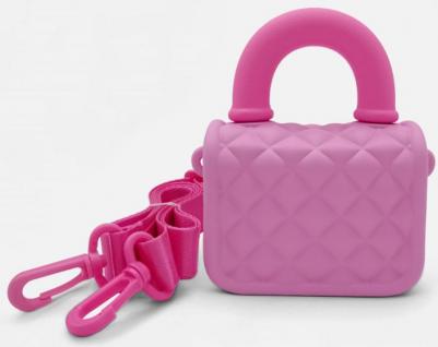 Мини - сумка со съемными элементами розовая – фото 6