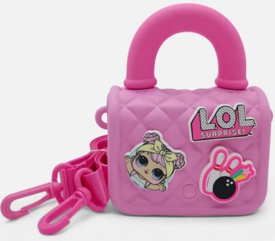 Мини - сумка со съемными элементами розовая – фото 10