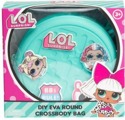 Сумка круглаячерез плечо со съемными элементами бирюзовая – фото 3