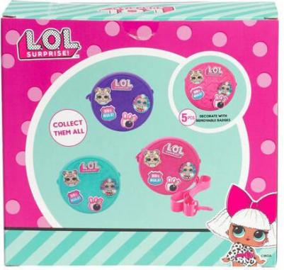 Сумка с джиббитсами круглая, розовая – фото 3