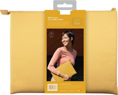 Чехол LYON RPET Fabric Laptop sleeve для MacBook Pro 14 Canary Yellow – фото 3