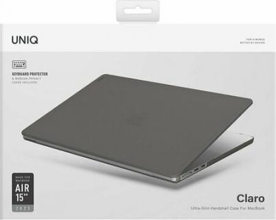 для Macbook Air 15 (2023) чехол HUSK Pro Claro, матовый прозрачный – фото 1