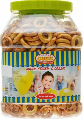 Сушки Мини-сушки с солью банка 700 г – фото 4