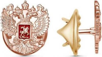 Значок "Герб РФ" Георгий Победоносец, малый, позолота 4916308