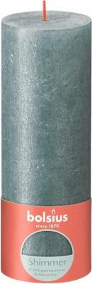 Свеча рустик Shimmer 190/68 оксидно-синяя - время горения 85 часов