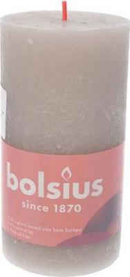 Свеча рустик Shine песочно-серая, время горения 60 часов, 130x68