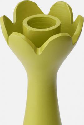 Подсвечник Laminaria, 23 см, лайм 1 шт – фото 1