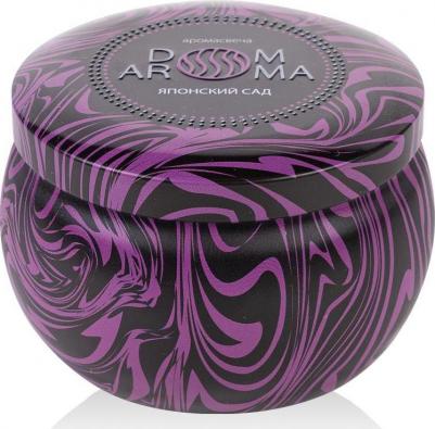 Свеча ароматическая Пламя. Японский сад 125гр