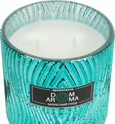 Свеча Пламя Запретный плод в стеклянном подсвечнике с крышкой – фото 1