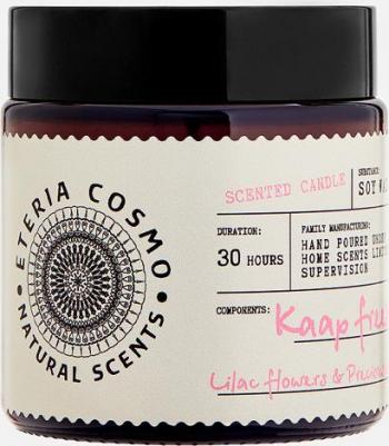 Свеча ароматическая Ароматическая свеча в банке Фрезия сирень и драгоценное дерево 88.0