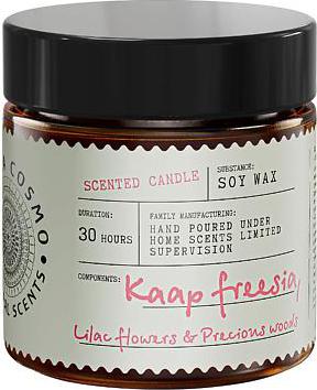 Свеча ароматическая Ароматическая свеча в банке Фрезия сирень и драгоценное дерево 88.0 – фото 4