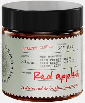 Свеча ароматическая Ароматическая свеча в банке Яблочный пирог корица и кедр 88 – фото 1