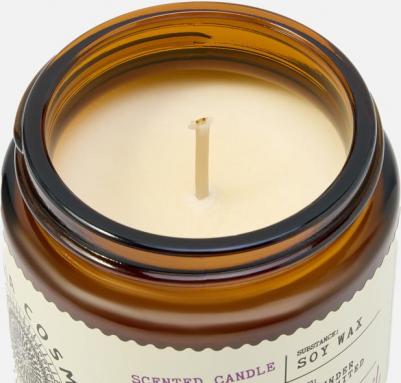 Свеча ароматическая в стеклянной банке Nature Базилик томатный лист и цитрус – фото 1