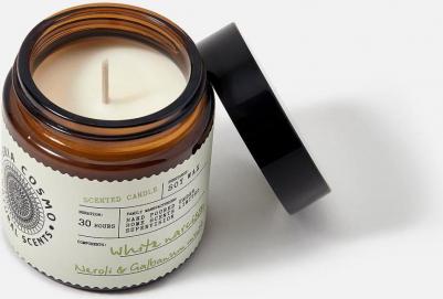 Свеча ароматическая в стеклянной банке Nature Нарцисс нероли и мускус – фото 1