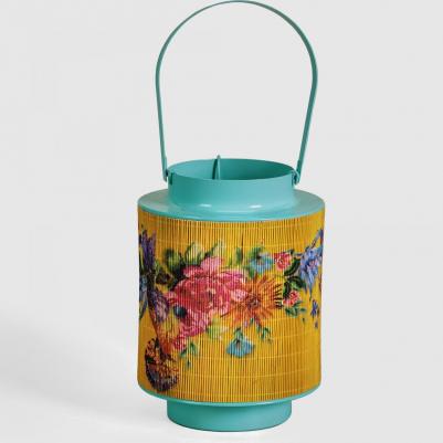 Подсвечник-фонарь птицы 15х21 см