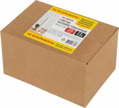 Свечи хозяйственные "Maxi Life", до 6 часов, комплект 25 штук, H=170 мм, D=21 мм – фото 1