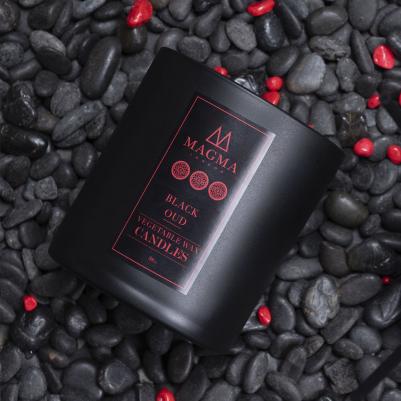 Аромасвеча Черный уд 380 мл – фото 3