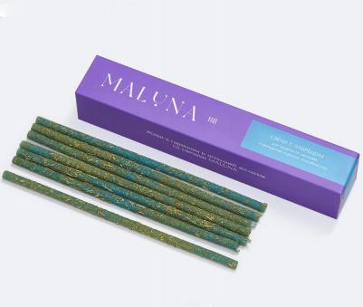 Свечи магические голубые чабрец 7 шт – фото 6