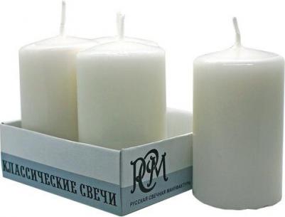 Свечи столовые белые 60х40 см 4 штуки – фото 3