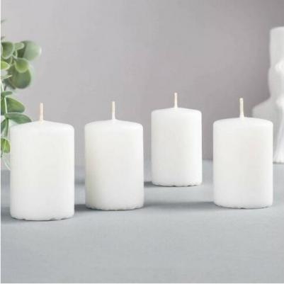 Свечи столовые белые 60х40 см 4 штуки – фото 5