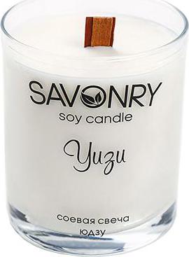 Свеча соевая Юдзу, ароматическая – фото 2