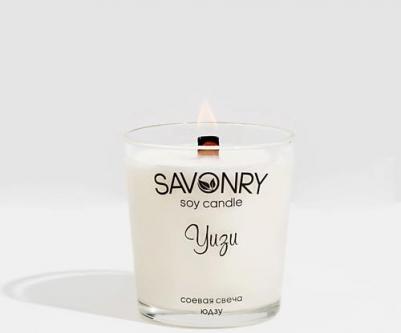 Свеча соевая Юдзу, ароматическая – фото 6