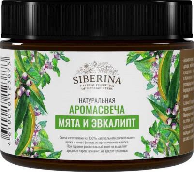 Аромасвеча Мята и эвкалипт 60г – фото 2