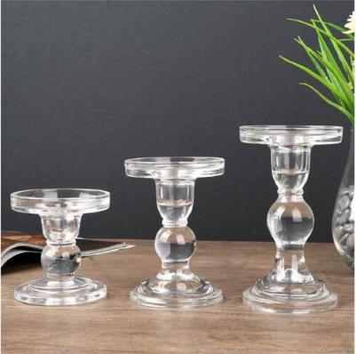 Подсвечник стекло"Креманка" прозрачный набор 3 шт h- 8,5, 11,4, 14х8,5х8,5 см 4543424 – фото 5