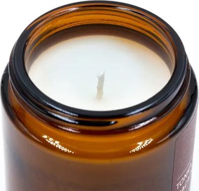 Свеча ароматизированная в стеклянной банке Fragrance Lavender Basil коричневая 90 г – фото 13