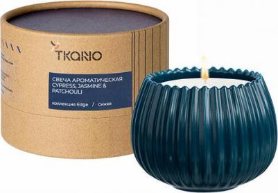 Свеча ароматическая Cypress Jasmine & Patchouli Edge синий 30 ч TK23-ARO0009