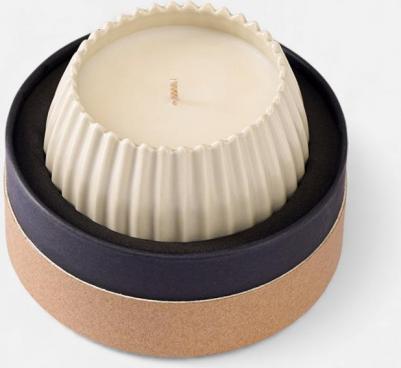 Свеча ароматическая Cypress, Jasmine & Patchouli из коллекции Edge, бежевый, 30 ч – фото 1