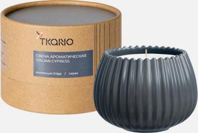 Свеча ароматическая Italian Cypress из коллекции Edge, серый, 30 ч