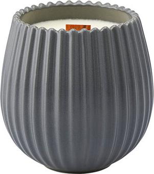 Свеча ароматическая с деревянным фитилём Edge Black Ink 60ч, серый – фото 1