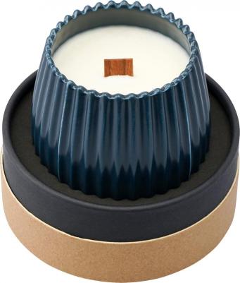 Свеча ароматическая с деревянным фитилём Green tea & Pear blossom из коллекции Edge бежевый 60 ч TK23-ARO0038 – фото 3