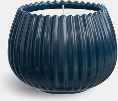 Свеча ароматическая Vetiver & Black cypress из коллекции Edge, синий, 30 ч – фото 1