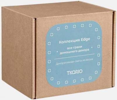 Свеча декоративная бирюзового цвета из коллекции edge, 10,5см – фото 1