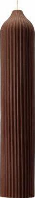 Свеча декоративная коричневая интерьерная высокая Edge TK24-CND0020 – фото 1