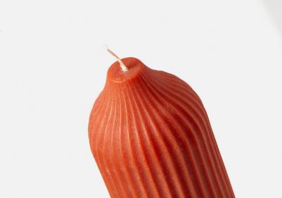Свеча декоративная оранжевого цвета из коллекции edge, 25,5см – фото 1