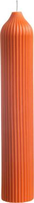 Свеча декоративная оранжевого цвета из коллекции edge, 25,5см – фото 4
