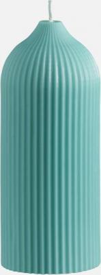 Свеча декоративная ярко-синего цвета из коллекции edge, 16,5см